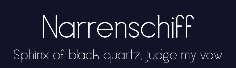 Narrenschiff by Jelmer R — Sans Serif Font — thumbnail 2