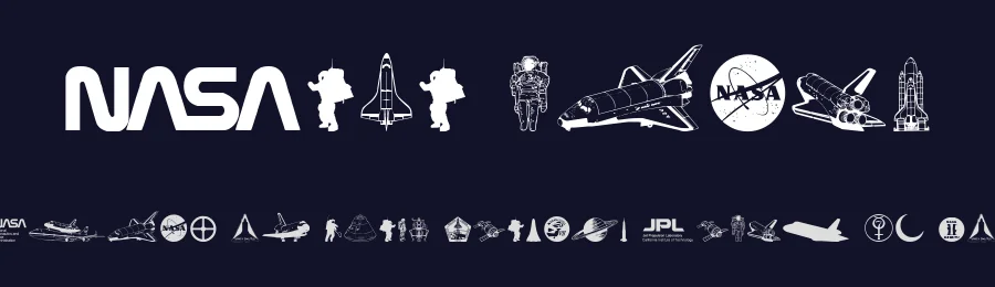 NASA Dings by Iconian Fonts — Dingbats Font — thumbnail 2