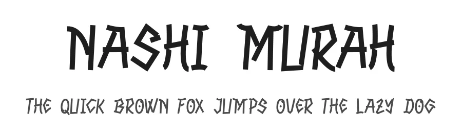 Nashi Murah by GFR Creative — Decorative Font