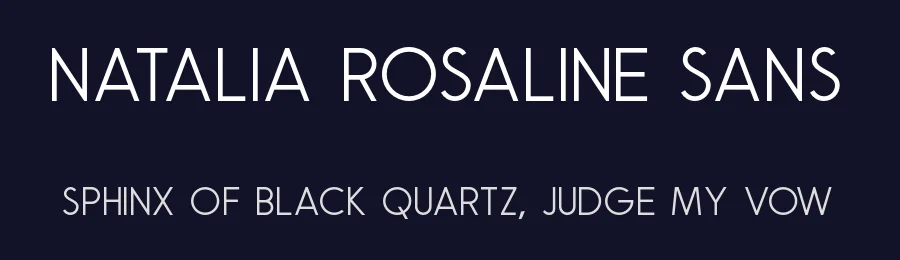 Natalia Rosaline Sans by Runsell Studio — Sans Serif Font — thumbnail 2