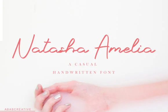 Natasha Amelia Font by AbasCreative — Script Handwritten Font