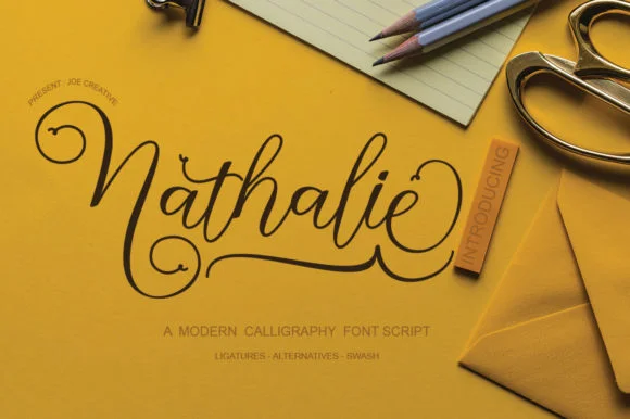 Nathalie Font by JoeeCreative — Script Handwritten Font