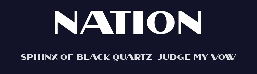 Nation by Vladimir Nikolic — Sans Serif Font — thumbnail 2