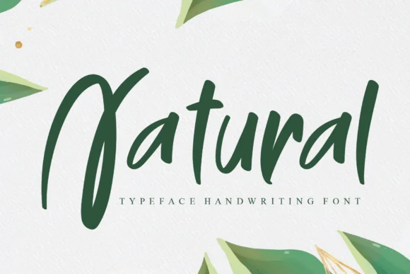 Natural Font by Misterletter.co by Misterletter.co — Script Handwritten Font