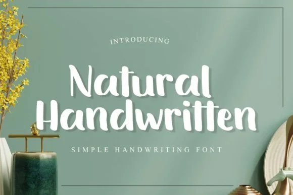 Natural Handwritten Font by Doehantz Studio — Script Handwritten Font
