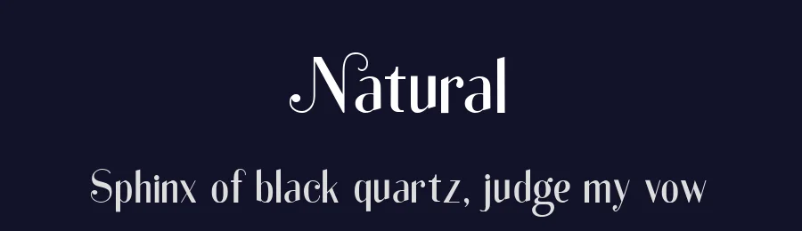 Natural by ed creative — Decorative Font — thumbnail 2