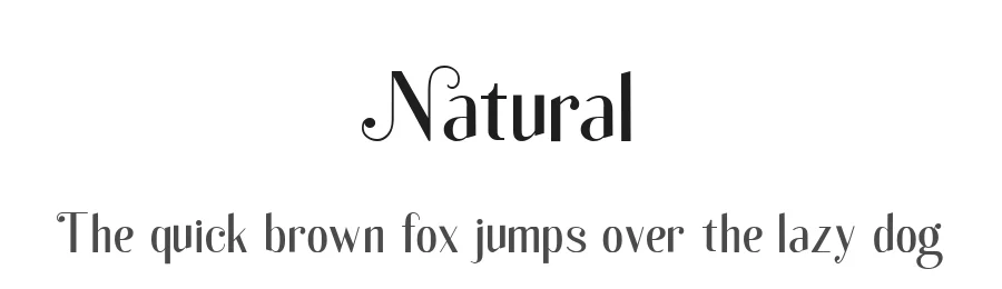 Natural by ed creative — Decorative Font