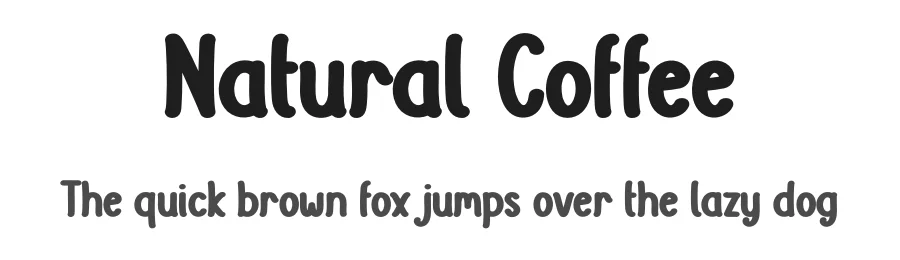 Natural Coffee