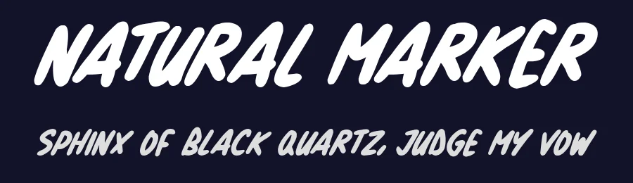 Natural Marker by Hawtpixel — Decorative Font — thumbnail 2