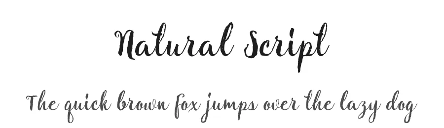 Natural Script