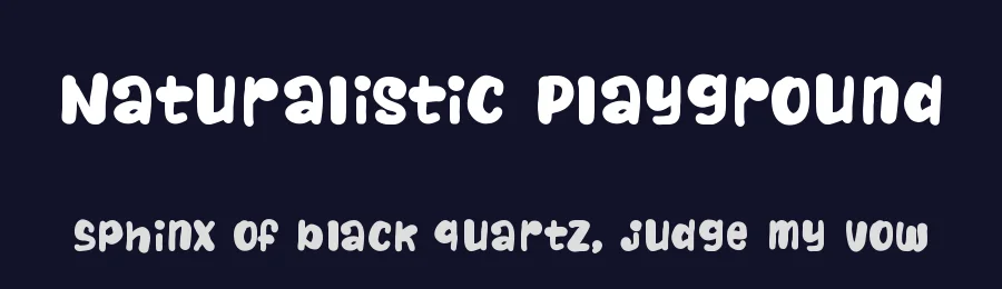 Naturalistic Playground by Royaltype — Decorative Font — thumbnail 2