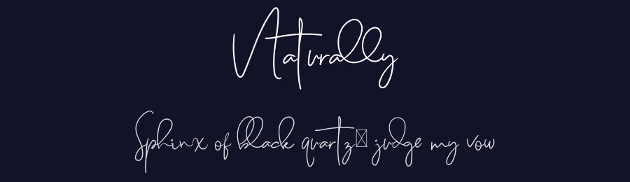 Naturally by lyanatha — Script Handwritten Font — thumbnail 2