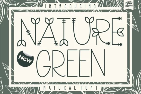 Nature Green Font by Letterena Studios — Script Handwritten Font