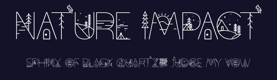 Nature Impact by 177Studio — Decorative Font — thumbnail 2