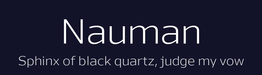 Nauman by The Northern Block — Sans Serif Font — thumbnail 2