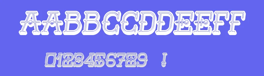 Nautica 3D by Vladimir Nikolic — Decorative Font — thumbnail 3