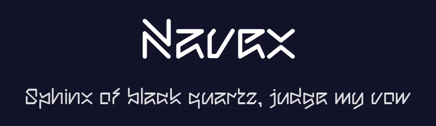 Navex by Sign Studio — Display Font — thumbnail 2