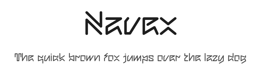 Navex by Sign Studio — Display Font