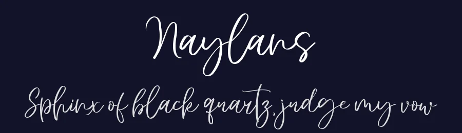 Naylans by Ibrahima Studio — Script Handwritten Font — thumbnail 2
