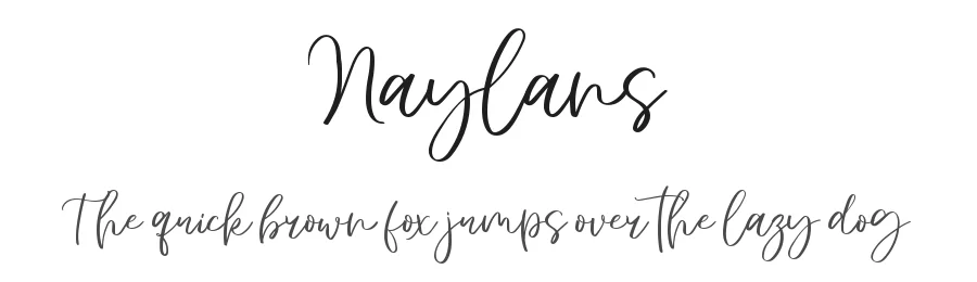 Naylans by Ibrahima Studio — Script Handwritten Font
