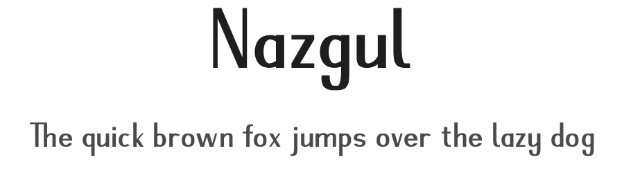 Nazgul by hikhstudio — Sans Serif Font
