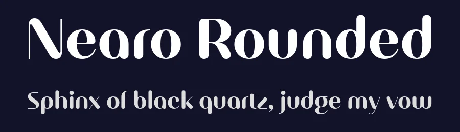 Nearo Rounded by Digitype Studio — Sans Serif Font — thumbnail 2