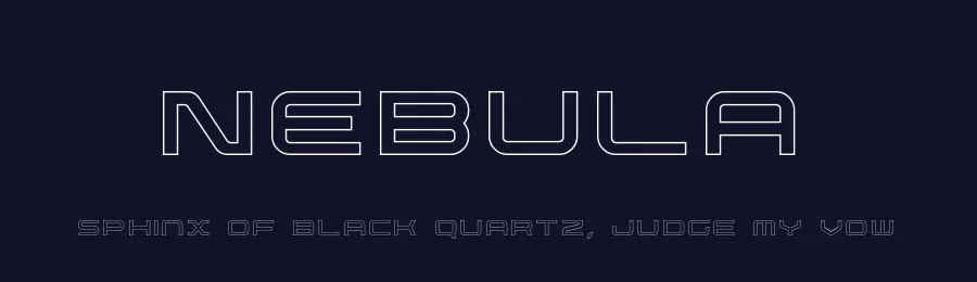 Nebula by Typologic — Display Font — thumbnail 2