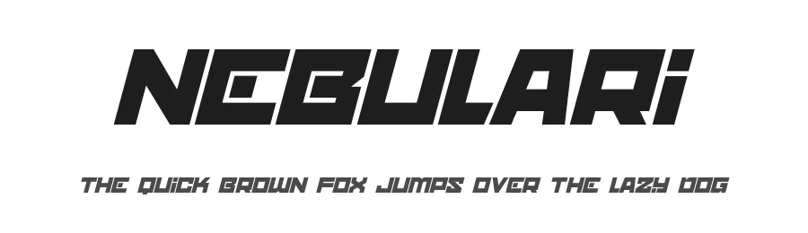 Nebulari by Hawtpixel — Display Font