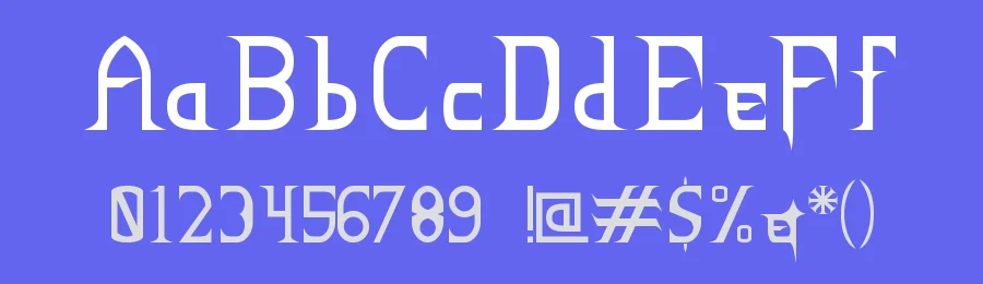 Neck Romancer by Michael W. Moss — Decorative Font — thumbnail 3