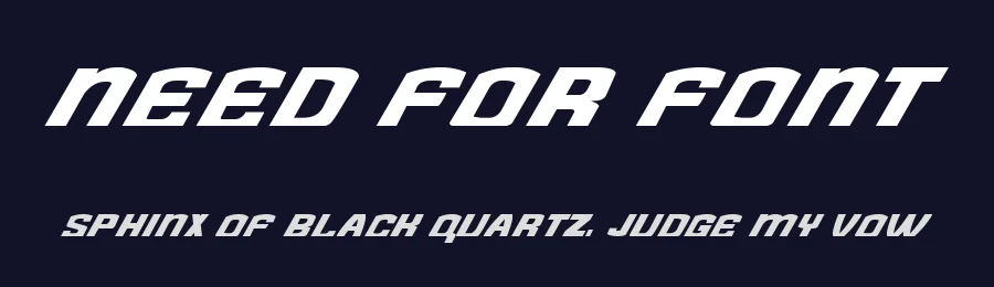 Need for Font by Magique Fonts — Display Font — thumbnail 2