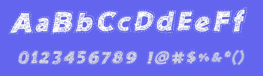 Needlework Good by Galdino Otten Fonts — Decorative Font — thumbnail 3