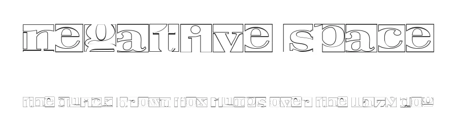Negative Space