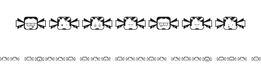 Negobom by coletivo NEGOBOM — Dingbats Font