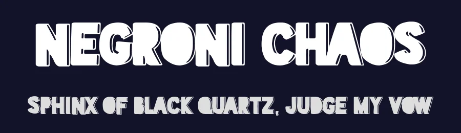 Negroni Chaos by Woodcutter — Decorative Font — thumbnail 2