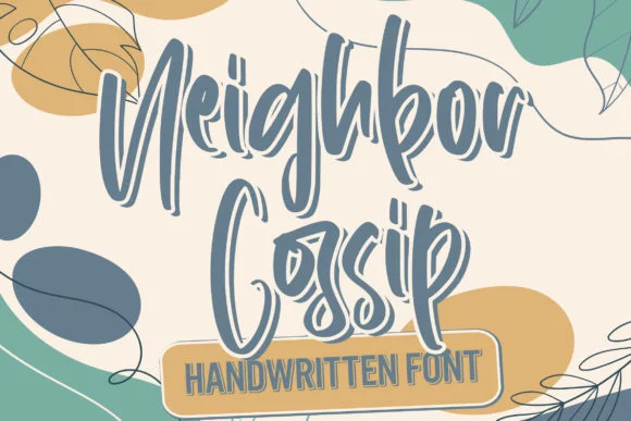 Neighbor Gossip Font by Arendxstudio — Script Handwritten Font