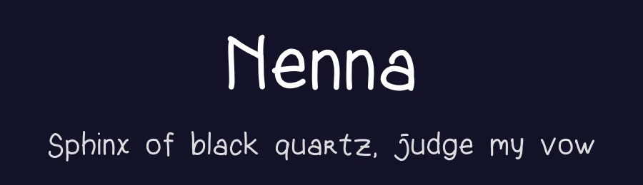 Nenna by Renatal Charisti — Script Handwritten Font — thumbnail 2