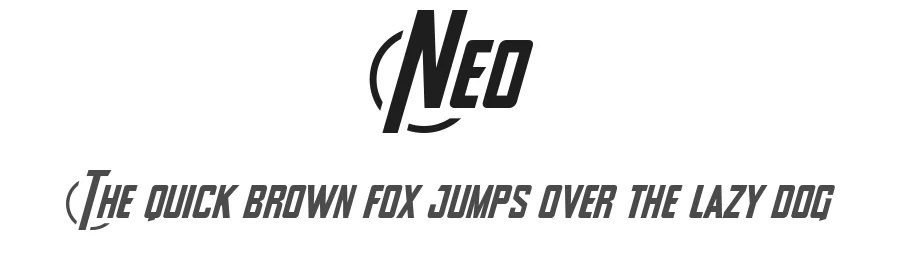 Neo by FG Studios — Display Font
