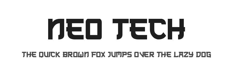 Neo Tech by Joseph Dawson β Decorative Font