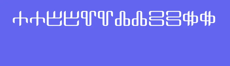 Neoglagolitic by alphadesigner — Dingbats Font — thumbnail 3