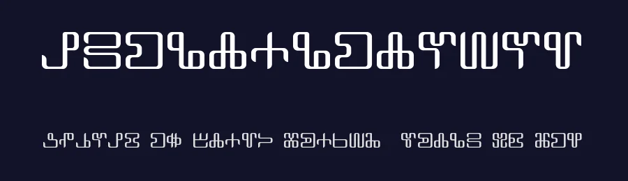 Neoglagolitic by alphadesigner — Dingbats Font — thumbnail 2