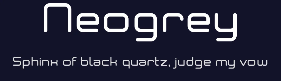 Neogrey by Neogrey Creative — Display Font — thumbnail 2