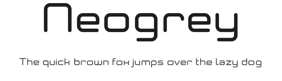 Neogrey by Neogrey Creative — Display Font