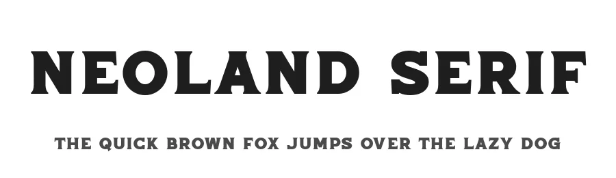 Neoland Serif by Edignwn Type โ Decorative Font