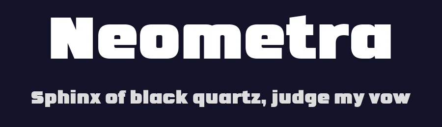 Neometra by deFharo — Sans Serif Font — thumbnail 2