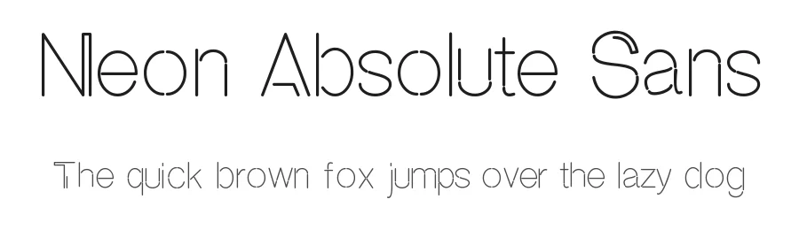 Neon Absolute Sans
