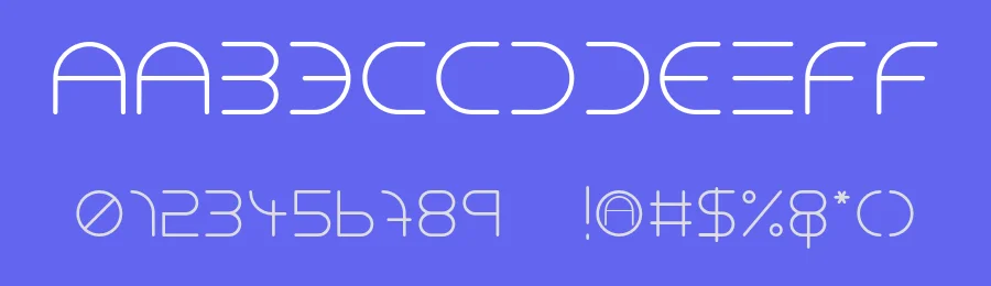 Neon Club Music by Manuel Viergutz | Typo Graphic Design — Display Font — thumbnail 3
