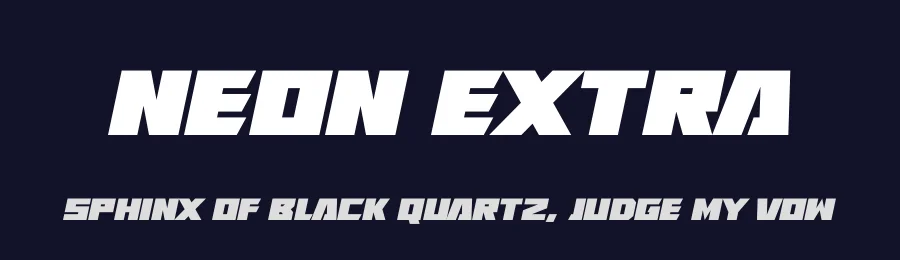 Neon Extra by Hawtpixel — Display Font — thumbnail 2