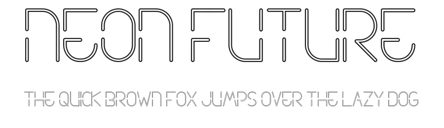 Neon Future by Arutype Studio — Display Font