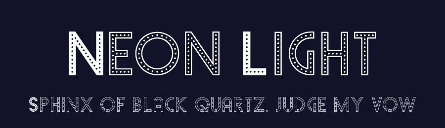 Neon Light by Font Bundles — Decorative Font — thumbnail 2