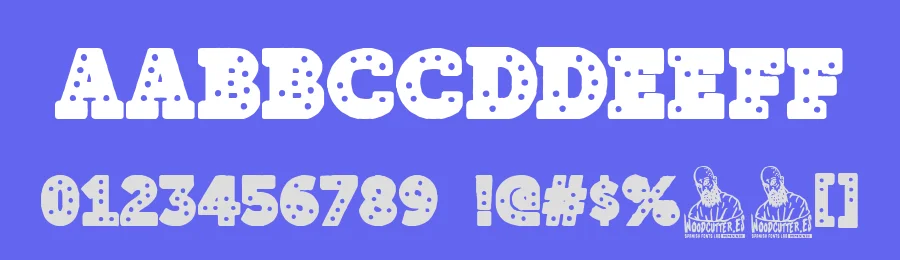 Neon Lights of Sin City by Woodcutter — Decorative Font — thumbnail 3